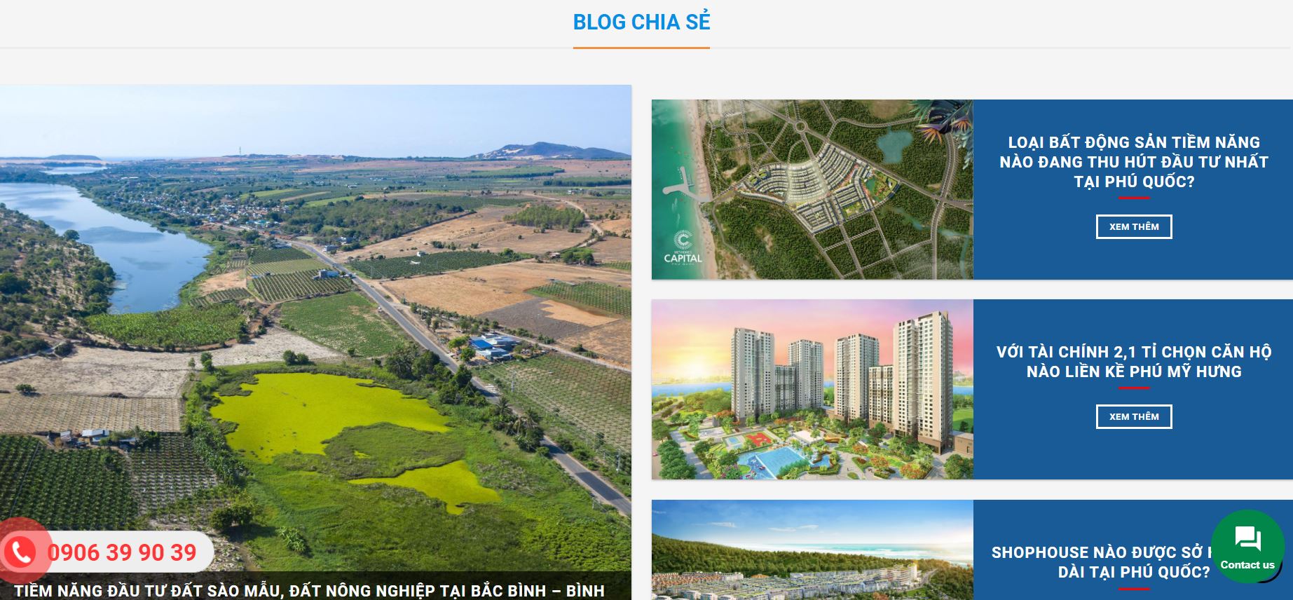 blog chia sẻ trên website bất động sản halo media